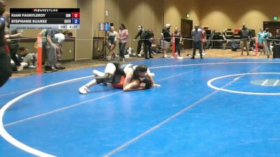 155 lbs Cons. Sub-quarters - Kiani Fauntleroy, Empire Girls Wrestling vs Stephanie Suarez, Cordoba Trained