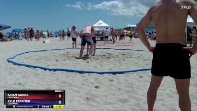 90+kg Finals Round 1 - Aidan Gassel, California vs Kyle Ferriter, Colorado