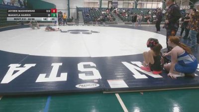 52/56 Round 1 - Jayden Mashewske, Riled Up Wrestling vs Makayla Harris, Beaver Bobcats