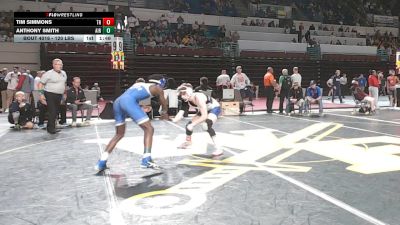 120 lbs Round Of 16 - Tim Simmons, Travelers Rest vs Anthony Smith, Airport