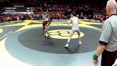 D2-144 lbs Cons. Round 1 - Mason Hill, Cambridge vs Caden Foley, Chardon