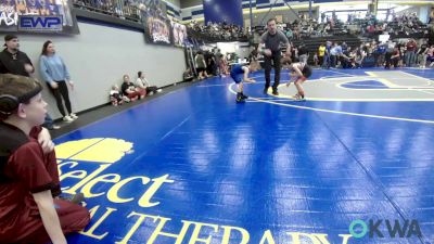 46 lbs Consi Of 4 - Kase Pearson, Hinton Takedown Club vs Easton Watters, Husky Wrestling Club