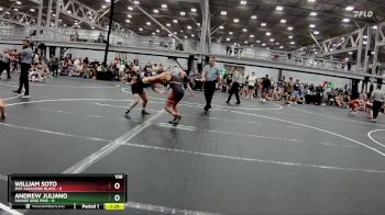 106 lbs Round 7 (8 Team) - William Soto, Mat Assassins Black vs Andrew Juliano, Savage King Pins