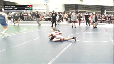 73 lbs Rr Rnd 5 - Tallon Sharp, Cordoba Trained - MSE vs Logan Vallalla, Mat Assassins Red - MSE