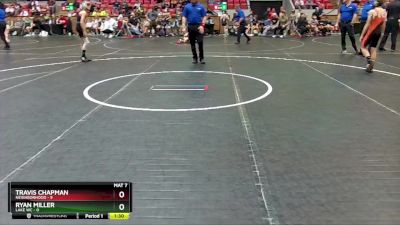 80 lbs Round 2 (4 Team) - Travis Chapman, Neighborhood vs Ryan Miller, Lake WC