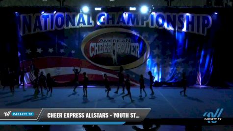 Cheer Express Allstars - Youth Stars [2021 L1.1 Youth - PREP Day 1] 2021 ACP: Tournament of Champions