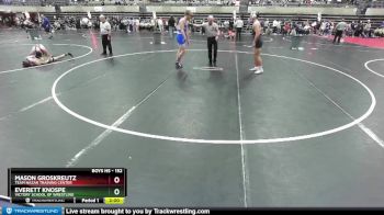 152 lbs Cons. Round 4 - Everett Knospe, Victory School Of Wrestling vs Mason Groskreutz, Team Nazar Training Center