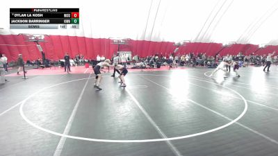 16U Boys - 165 lbs Cons. Round 3 - Dylan La Kosh, Wisconsin vs Jackson Barringer, Iowa