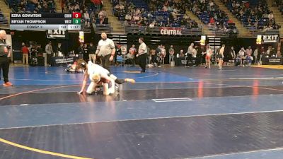 130 lbs Consy 3 - Ezra Gowatski, Connellsville vs Bryan Thompson, Western Beaver