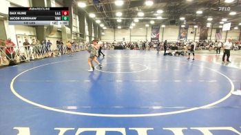 132 lbs Rr Rnd 1 - Dax Kline, Elite Athletic Club D.Z. vs Jacob Kershaw, TNWC Blue
