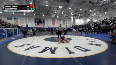 125 lbs Cons. Round 5 - Eileen Estrada, Alhambra/Alhambra vs Cassidy Swartz, Peninsula