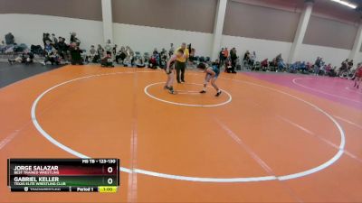 123-130 lbs Round 1 - Jorge Salazar, Best Trained Wrestling vs Gabriel Keller, Texas Elite Wrestling Club