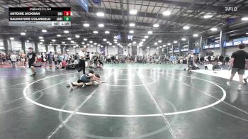 106 lbs Rr Rnd 1 - Antoine Jackman, Doughboy Gold vs Salavatore Colangelo, All-American Wrestling Club HS