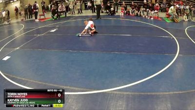 42 lbs Cons. Round 2 - Kayven Judd, Legends Of Gold Las Vegas vs Torin Noyes, Devils Wrestling