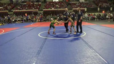 62 lbs Champ. Round 1 - Fletcher Spencer, Malta vs Quinton Bray, Bearcats Wrestling Club Helena