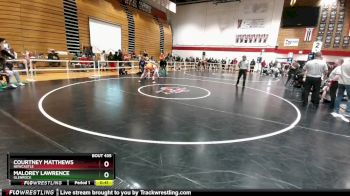 120 lbs Cons. Round 4 - Courtney Matthews, Newcastle vs Malorey Lawrence, Glenrock