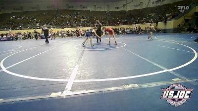 85 lbs Quarterfinal - Ryder Walker, Hinton Takedown Club vs Rye Davis, Honey Badgers Wrestling Club