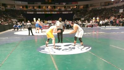 4A 285 lbs Quarterfinal - Ryder Williamson, Belen vs Blaine Nelson, Shiprock