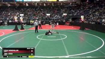 132 lbs Quarterfinal - Aric Criss, LOU2 vs Cole Winemiller, GFF2