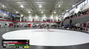 197 lbs Champ. Round 2 - Christopher Jeudy, Bridgeport vs Ben Tonnessen, Adams State