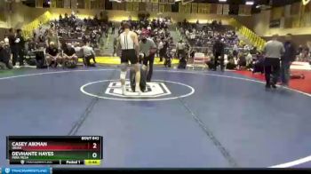 160 lbs Cons. Semi - Devhante Hayes, Mira Mesa vs Casey Aikman, Ukiah