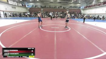 120 lbs Champ. Round 2 - Drew Eggebeen, Pinnacle vs Justin Hanchett, Safford