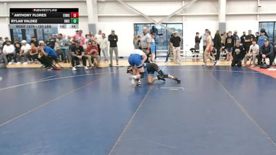 126 lbs Champ. Rd Of 16 - Anthony Flores, Fighting Squirrels Wrestling Club vs Rylan Valdez, Buzzsaw Wrestling Club