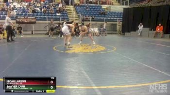 170 lbs Placement Matches (8 Team) - Sawyer Carr, E1-West Fargo Sheyenne vs Micah Larson, W1-Williston