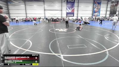 92 lbs Rd# 9- 2:15pm Saturday Final Pool - Braden Dykhouse, Team Michigan vs Alexander Naccarati-Cholo, SouthWest Elite