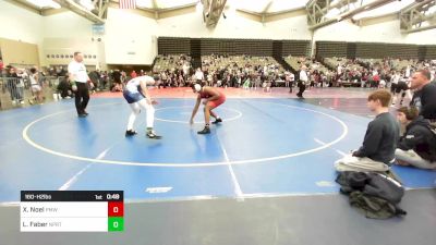 160-H2 lbs Semifinal - Xavier Noel, Pocono Mountain West vs Lee Faber, Northport