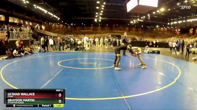 113 lbs Quarterfinal - Graydon Martin, Staunton River vs Ja`Shad Wallace, Cook