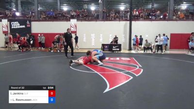 125 kg Round Of 32 - Ira Jenkins, Cliff Keen Wrestling Club vs Luke Rasmussen, Jackrabbit Wrestling Club