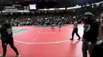 122 lbs Champ. Round 1 - Raelynne Moore, CAL3 vs Autumn Rose, HUB2