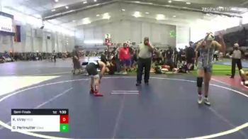 116 lbs Semifinal - Kaleb Viray, Pride WC vs Drew Perlmutter, Vcwa