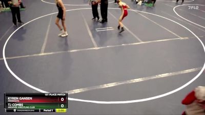 119 lbs 1st Place Match - Tj Combs, Andover Wrestling Club vs Kyren Gansen, Minnesota