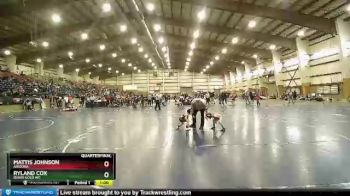 43 lbs Quarterfinal - Ryland Cox, Idaho Gold WC vs Mattis Johnson, Arizona