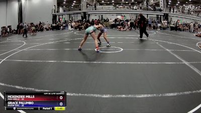 114 lbs Finals (2 Team) - Mckenziee Mills, Full Circle vs Grace Palumbo, RaZor GWC