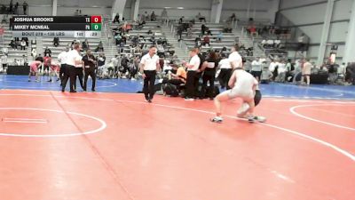 138 lbs Consi Of 4 - Joshua Brooks, TX vs Mikey McNeal, PA
