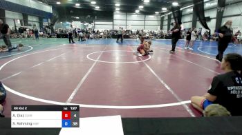 55 kg Rr Rnd 2 - Ashley Diaz, Curby Polar Bears vs Samiyah Rahming, Misfits Girls Saphire