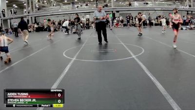 84 lbs Semis (4 Team) - Aiden Tusing, Team Germantown vs Steven Becker Jr., Dragons United