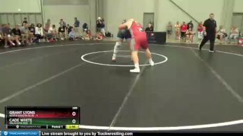 285 lbs Quarters & 1st Wb (16 Team) - Grant Lyons, North Dakota Blue vs Cade White, Oklahoma Red