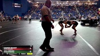 113 lbs Cons. Round 1 - Cooper Brandt, Wilson Memorial vs Nico DeRado, St Joseph Metuchen