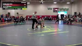 106 lbs Semifinal - Sterling Dias, SLAM Academy vs Ella Escoto, Centennial