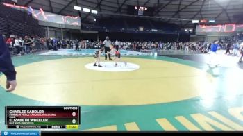 82 lbs Champ. Round 1 - Elizabeth Wheeler, Mat Rats Rebooted vs Charlee Saddler, Franklin Pierce Cardinal Wrestling Club