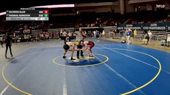 D 1 144 lbs Cons. Round 4 - Jackson Ellis, Central - B.R. vs Thomas Abington, St. Amant