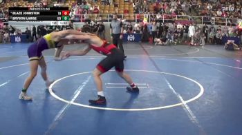 146 lbs Champ. Round 2 - Blaze Johnston, Team Miron vs Bryson Large, Reynoldsburg