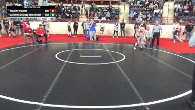 160_B lbs Consi Of 16 #1 - Gavin Weart, Bradford vs Austin Snook-Troester, Mifflinburg