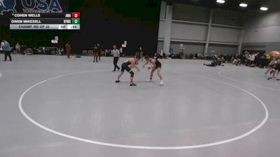 132 lbs Champ. Rd Of 32 - Cohen Wells, Ascend Wrestling Academy vs Owen Mikesell, BTWC