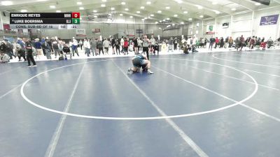 215 lbs Cons. Sub-rd Of 16 - Luke Boersma, Illinois vs Enrique Reyes, Minnesota