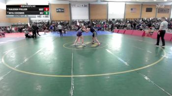 185 lbs Round Of 16 - Kaleigh Fuller, Montachusett vs Mya Coombs, Milford